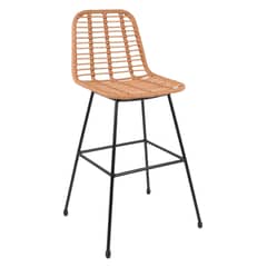 PANDALINO - Taburete Piso Grecia Alto 75 cm - Rattan color Natural