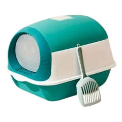 GENERICO - Arenero Privado para Gatos con Pala y Filtro Eficiente