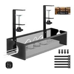 GENERICO - Bandeja Organizadora de Cables Bajo Escritorio 34 cm
