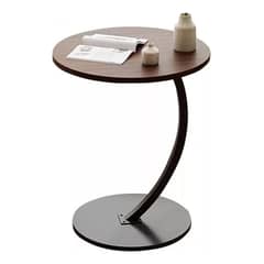 GENERICO - Mesa Redonda de Centro en Madera y Acero para tu Sala