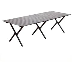 GENERICO - Mesa Plegable de Madera para Camping y Ocio al Aire Libre