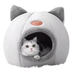 GENERICO - Cama Iglú Suave y Cálida para Mascotas Pequeñas 35x35 cm