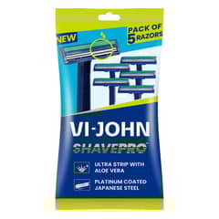 VI JOHN - Vi-John Prestobarba Desechable Aloe Vera X 5 Doble Hojilla