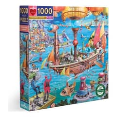 GENERICO - Eeboo Puzzle 1000 Piezas Steampunk Airship