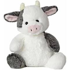 AURORA - Peluches - Dulce Y Suave - Vaca Clementina De 30 Cm