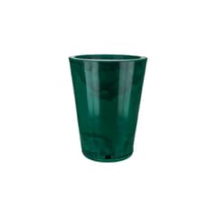 GENERICO - MACETERO FLORIDIS VERDE EFECTO MARMOL GENEBRA 57CM ALTO CON PLATO