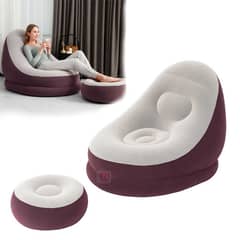 MOVI - Sillón de aire con reposapiés ergonómico