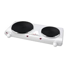 MAGEFESA - Cocina Electrica 2 Platos 2250W Blanco MGF8023