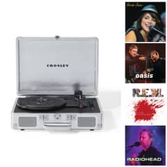 CROSLEY - Tornamesa cruiser deluxe bt silver + 4lp exclusivos