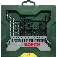 BOSCH - Set Brocas Mini X-LIne 15 Piezas Madera Metal y Concreto