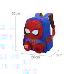 TIOZONEY - Mochila Generica Spider Azul 3D Estampado Infantil Escolar