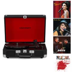 CROSLEY - Tornamesa cruiser deluxe bt black + 4lp exclusivos