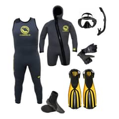 CABOSUB - Pack Buceo Pro 1 - 7MM - Talla L - Negro - xl