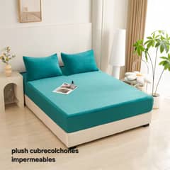 ANGELES DEL HOGAR - CUBRECOLCHON PLUSH IMPERMEABLE SUPER KING