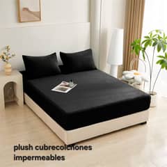 ANGELES DEL HOGAR - CUBRECOLCHON PLUSH IMPERMEABLE SUPER KING