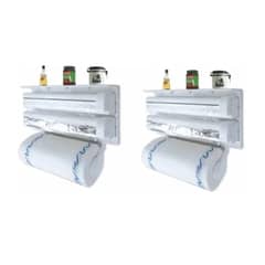 OFERTABKN - Pack X2 Portarrollo Dispensador Toalla Nova Triple Cocina Alusa