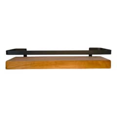 GENERICO - Repisa Flotante de Madera y Fierro para Espacios Modernos