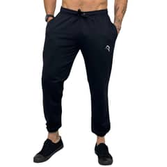 KONKO ACTIVE - Pantalon Buzo Jogger Relax Negro Hombre Algodón Deportivo Konko