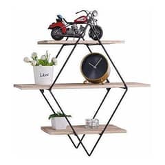 GENERICO - Estantes Flotantes Tridimensionales para Decoración de Pared
