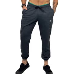 KONKO ACTIVE - Pantalon Buzo Jogger Relax Grafito Hombre Algodón Deportivo Konko