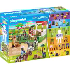 PLAYMOBIL - MIS FIGURAS RANCHO DE CABALLOS PM70978