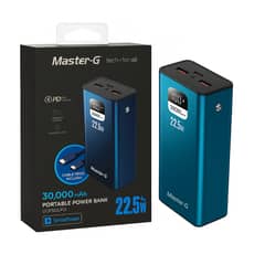 MASTER G - Power Bank Batería Externa 30000 Mah 22.5W UCP30LPD