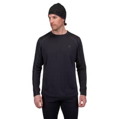 SPYDER - Polera Outdoor Hombre Baselayer Crew Negra