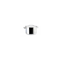 WOLFEN - Cacerola Baja con Tapa 14lt Acero Inoxidable 36x14cm