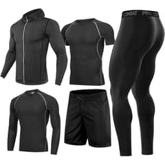 HENNE CLOTHING - Ropa para gym hombre - set de 5