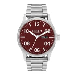NIXON - Reloj Sentry Stainless Steel Silver Cranberry - Gris