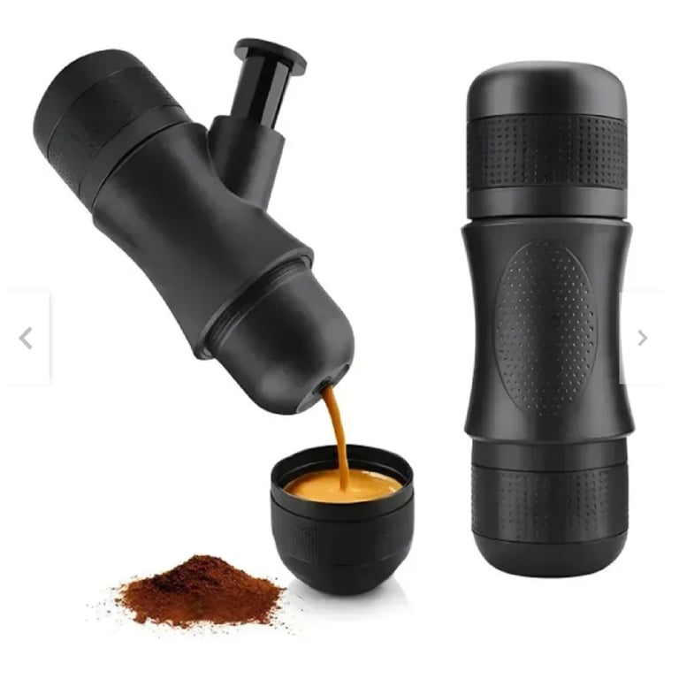 Cafetera Portatil Espresso Maker Capsulas Cafe Molido Manual