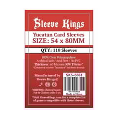 DEVIR - Fundas Sleeve Kings Yucatan 54x80mm