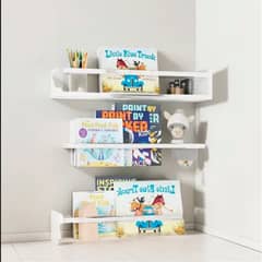 IDEEHOUSE - Set de 3 Repisas Flotantes para Libros y Revistas – Diseño Moderno y Versátil