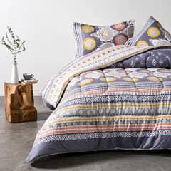 CANNON - Plumon Estampado Super Soft 1.5 Plazas Barbery