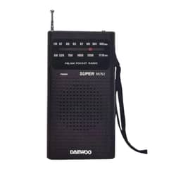 DAEWOO - Radio De Bolsillo Am Fm Negro Di213