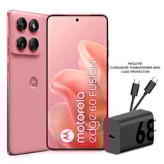 MOTOROLA - Celular Edge 60 Fusion 256GB 6,67" Rosado Liberado