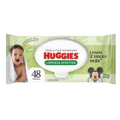 HUGGIES - Toallitas Húmedas Limpieza Efectiva