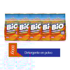 BIOFRESCURA - X5 Detergente Bio Frescura En Polvo Desierto Florido 800g