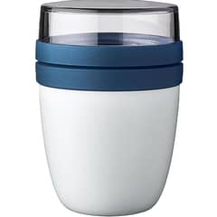 TITIZ - Vaso Para Yogurt Frutas y Cereales 650ml Azul