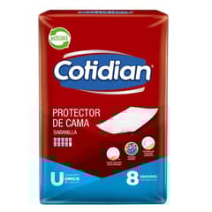 COTIDIAN - Protector De Cama Sabanilla 8unid Gel Absorbente