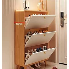 IDEEHOUSE - Zapatero Nordico 4 Niveles, 120cm X 80cm X 24cm