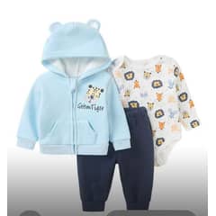ENCANTO - Conjunto Buzo Bebe Algodón más Body Tigre