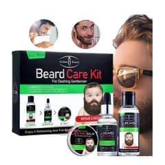 GENERICO - Kit Para Barba Shampoo+Balsamo+Aceite