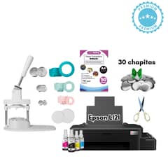 AMERICAN CRAFTS - Maquina De Chapitas Button Press + impresora K222