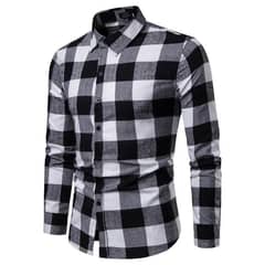 XPRESS RECHARGE - Camisa roja cuadrille 100 % algodon
