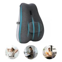 GENERICO - Cojin Soporte Espalda Corrector Lumbar Para Silla Oficina
