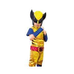 MARVEL - Disfraz Wolverine Musculos Original Talla 4 - 6 años
