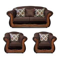 AMERICA DECORA - Living 3-1-1 Grand Búfalo Mixto Café Oscuro X