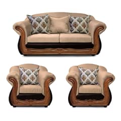 AMERICA DECORA - Living 3-1-1 Grand Búfalo Mixto Beige X