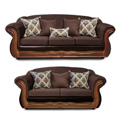AMERICA DECORA - Living 4-3 Grand Búfalo Mixto Café Oscuro X